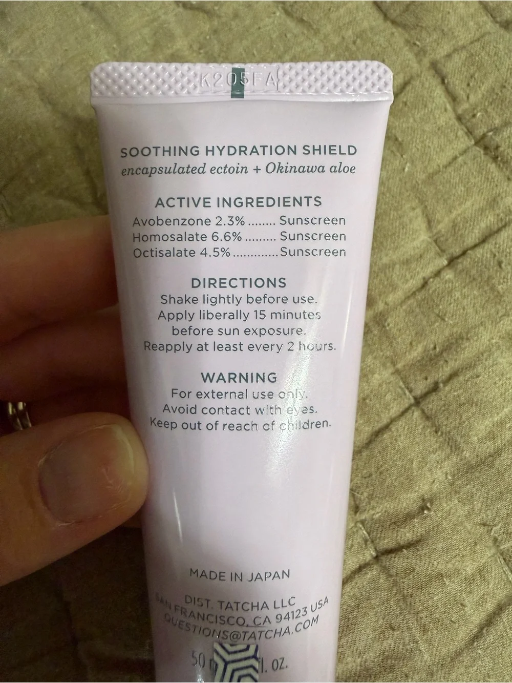 Tatcha broad spectrum